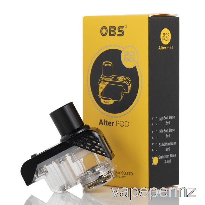 OBS ALTER Replacement Pods 3.5ml Refillable Pod VAPE NZ